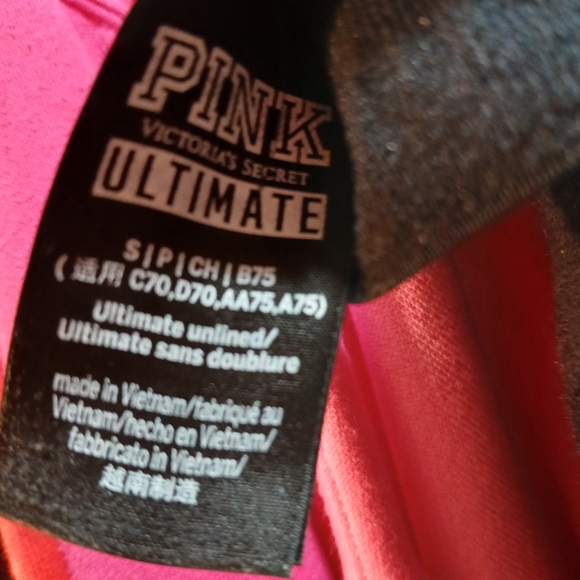 2 For $15 🎟 PINK Victoria's Secret Black and Green Leopard Print Bra - Picture 6 of 6